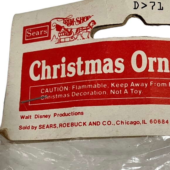 Vintage NEW Wooden Pull String Clown Girl Teddy Bear Christmas Ornament - Picture 8 of 8